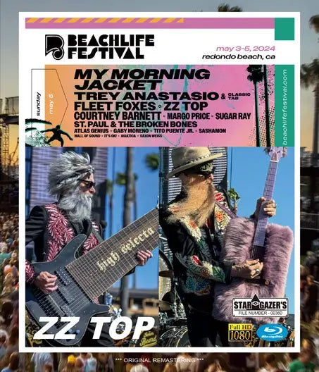 ZZ TOP / LIVE AT BEACHLIFE FESTIVAL 2024 PRO-SHOT (1BDR)