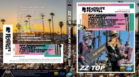 ZZ TOP / LIVE AT BEACHLIFE FESTIVAL 2024 PRO-SHOT (1BDR)