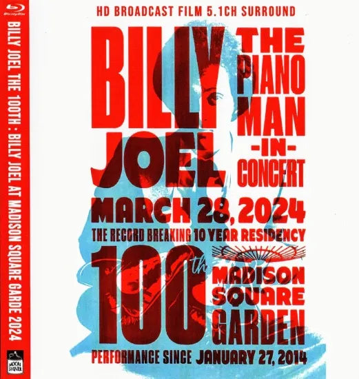 BILLY JOEL / THE 100TH BILLY JOEL AT MADISON SQUARE GARDEN 2024 PRO-SHOT (1BDR)