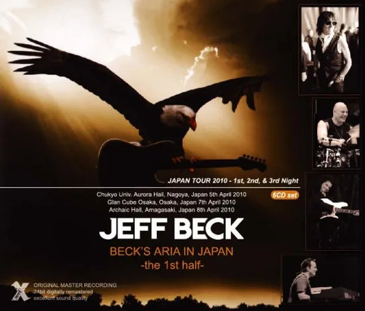 Jeff Beck / Beck’s Aria In Japan the 1st half Live in Japan 2010 (6CDR)