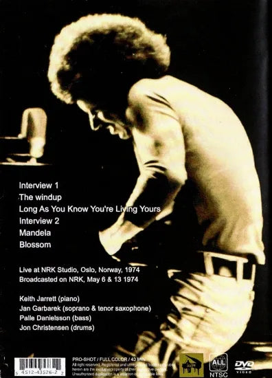 KEITH JARRETT / at NRK Studio 1974 Full Color (1DVDR)