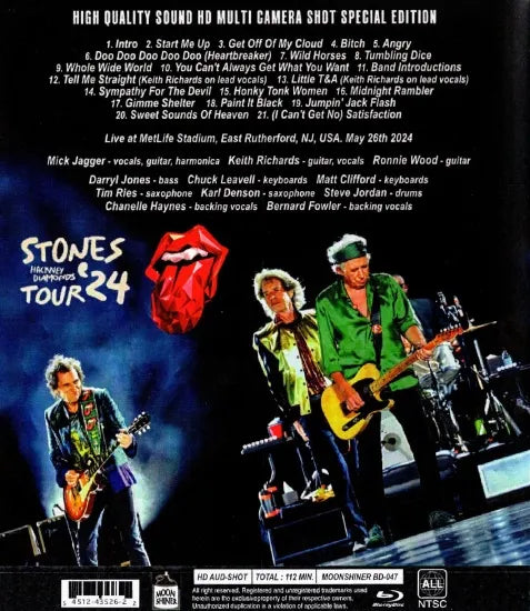 THE ROLLING STONES / EAST RUTHERFORD 2024 2ND NIGHT HD MULTI AUD MIX SHOT (1BDR)