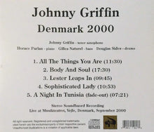 Load image into Gallery viewer, Johnny Griffin / Denmark 2000 SOUNDBOARD (1CDR)
