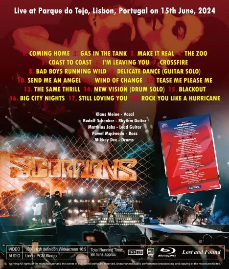 SCORPIONS / ROCK IN RIO LISBOA 2024 (1BDR)