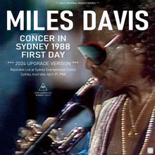 Load image into Gallery viewer, MILES DAVIS / CONCER IN SYDNEY 1988 FIRST DAY 2024 UPGRADE VERSION (2CDR)
