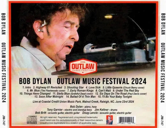 BOB DYLAN / OUTLAW MUSIC FESTIVAL 2024 (1CDR)