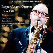 Load image into Gallery viewer, Pepper Adams Quartet / Paris 1985 STEREO SOUNDBOARD (2CDR)
