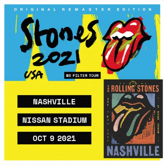 The Rolling Stones / 2021 USA No Filter Tour Live in Nashville Original Remaster Edition (2CDR)