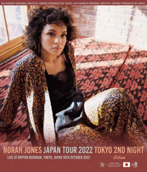 NORAH JONES / BUDOKAN 2022 2ND NIGHT FILM XAVEL ORIGINAL AUDIENCE MASTER (1BDR+1DVDR)