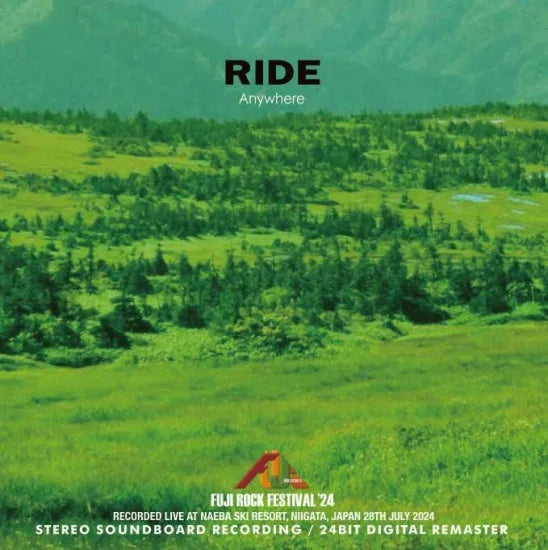 RIDE / Anywhere Fuji Rock Festival '24 24bit Digial Remaster Edition STEREO SOUNDBOARD (1CDR)