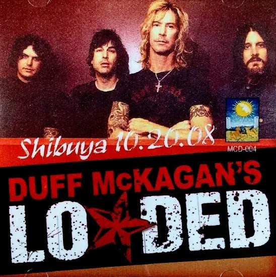 Artist DUFF MCKAGANS LOADED / SHIBUYA 10,20,08 (2CDR)