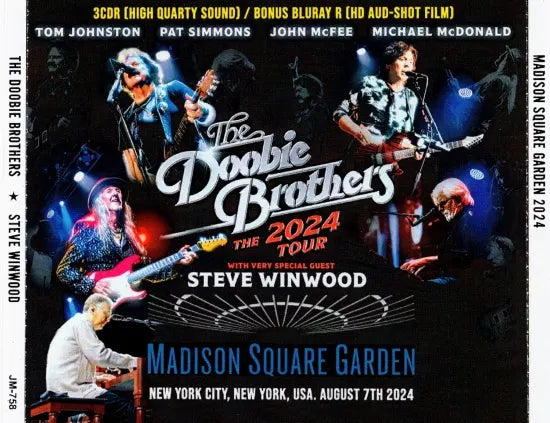 THE DOOBIE BROTHERS/STEVE WINWOOD / MADISON SQUARE GARDEN 2024 (3CDR+1BDR)