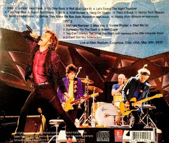 THE ROLLING STONES / ZIP CODE OHIO STADIUM 2015 (2CDR)