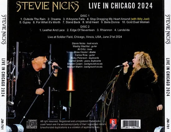 STEVIE NICKS / LIVE IN CHICAGO 2024 (2CDR)