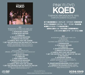 PINK FLOYD / KQED TV&RADIO BROADCASTS 1970 (2CD+1DVD)