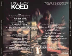 PINK FLOYD / KQED TV&RADIO BROADCASTS 1970 (2CD+1DVD)