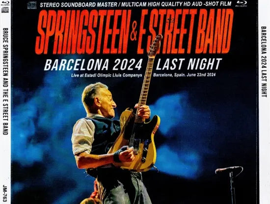 BRUCE SPRINGSTEEN & THE E STREET BAND / BARCELONA 2024 LAST NIGHT STEREO SBD (3CDR+1BDR)