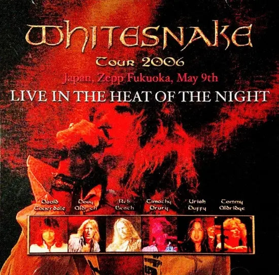 WHITESNAKE / Live In The Heat Of The Night MATRIX (2CDR)