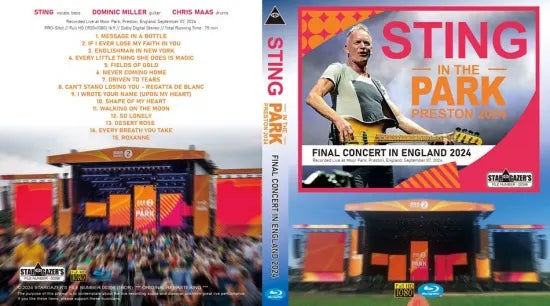 STING / IN THE PARK FINAL CONCERT IN ENGLAND 2024 HD PRO-SHOT (1BDR)