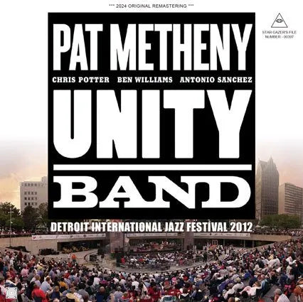 PAT METHENY UNITY BAND / DETROIT INTERNATIONAL JAZZ FESTIVAL 2012 (1CDR)