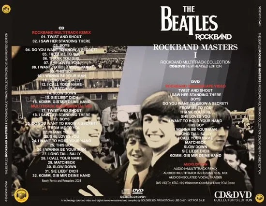 THE BEATLES / ROCKBAND MASTERS I ROCKBAND MULTITRACK COLLECTION (1CD+1DVD)