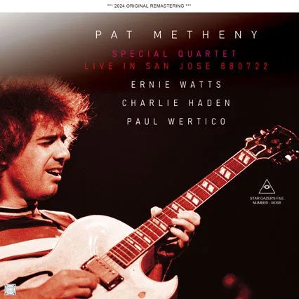 PAT METHENY SPECIAL QUARTET / LIVE IN SAN JOSE 880722 (2CDR)