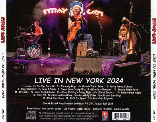 STRAY CATS / LIVE IN NEW YORK 2024 (1CDR)