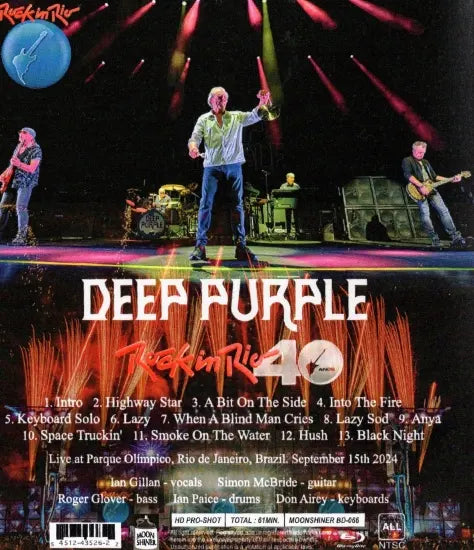 DEEP PURPLE / Rock In Rio Brazil 2024 HD PRO-SHOT (1BDR)