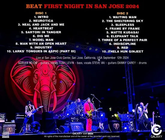 BEAT / FIRST NIGHT IN SAN JOSE 2024 (2CDR)