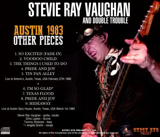 STEVIE RAY VAUGHAN & DOUBLE TROUBLE / AUSTIN 1983 OTHER PIECES (1CDR)