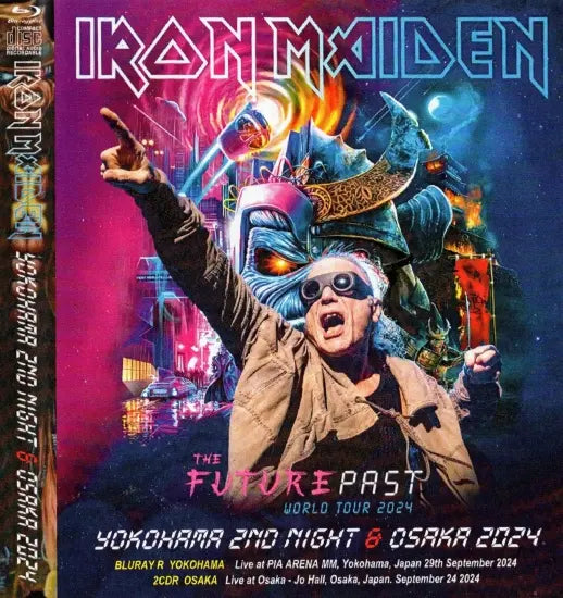 IRON MAIDEN / YOKOHAMA 2ND NIGHT & OSAKA 2024 (1BDR+2CDR)