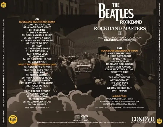 THE BEATLES / ROCKBAND MASTERS II ROCKBAND MULTITRACK COLLECTION (1CD+1DVD)