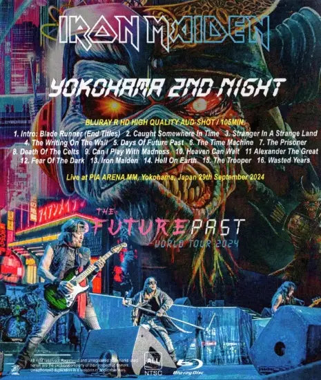 IRON MAIDEN / YOKOHAMA 2ND NIGHT THE FUTURE PAST WORLD TOUR 2024 (1BDR)