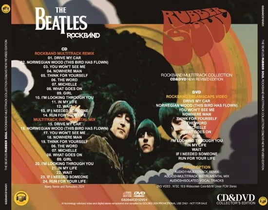 THE BEATLES / RUBBER SOUL ROCKBAND MULTITRACK COLLECTION (1CD+1DVD)