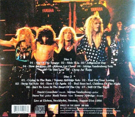 WHITESNAKE / STOCKHOLM 1990 (2CDR)