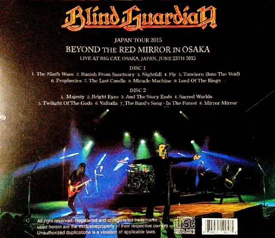 BLIND GUARDIAN / BEYOND THE RED MIRROR IN OSAKA (2CDR)