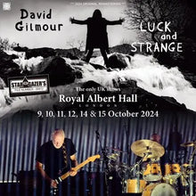 Load image into Gallery viewer, DAVID GILMOUR / LUCK AND STRANGE LIVE AT ROYAL ALBERT HALL 2024 (1CDR)
