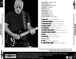 DAVID GILMOUR / LUCK AND STRANGE LIVE AT ROYAL ALBERT HALL 2024 (1CDR)