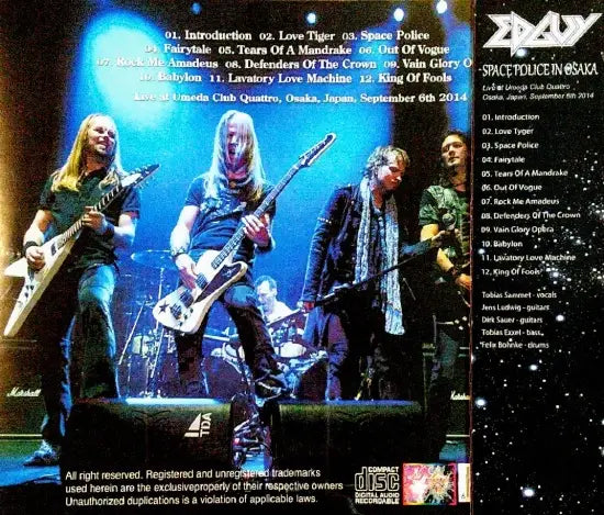 EDGUY / SPACE POLICE IN OSAKA (1CDR)