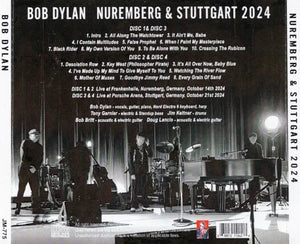 BOB DYLAN / NUREMBERG & STUTTGART 2024 (4CDR)