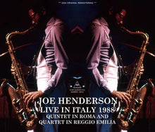 Load image into Gallery viewer, JOE HENDERSON / LIVE IN ITALY 1988 QUINTET IN ROMA &amp; QUARTET IN REGGIO EMILIA (3CDR)
