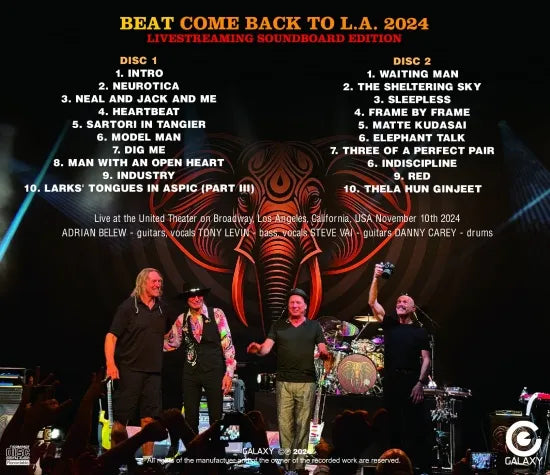 BEAT / COME BACK TO L.A. 2024 (2CDR)