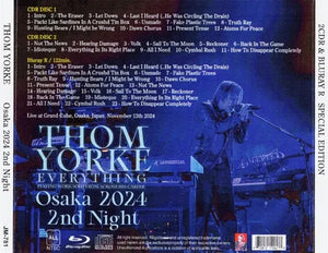 THOM YORKE / Osaka 2024 2nd Night (2CDR+1BDR)