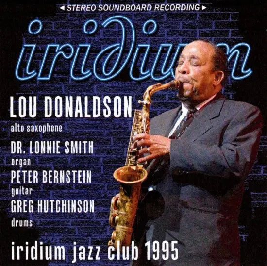 Lou Donaldson Quartet / iridium jazz club 1995 (1CDR)