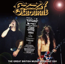 Load image into Gallery viewer, OZZY OSBOURNE / THE GREAT BRITISH MUSIC  WEEKEND 1991 FM Soundboard (1CDR+1DVDR)
