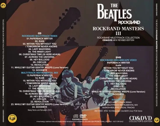 THE BEATLES / ROCKBAND MASTERS III ROCKBAND MULTITRACK COLLECTION (1CD+1DVD)