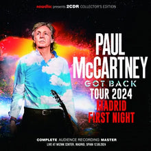 Load image into Gallery viewer, PAUL McCARTNEY / GOT BACK TOUR 2024 MADRID FIRST NIGHT (2CDR)
