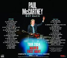 Load image into Gallery viewer, PAUL McCARTNEY / GOT BACK TOUR 2024 MADRID FIRST NIGHT (2CDR)
