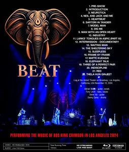 BEAT / PERFORMING THE MUSIC OF 80'S KING CRIMSON IN LOS ANGELES 2024 (1BDR)