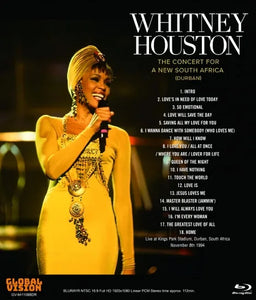 WHITNEY HOUSTON / THE CONCERT FOR A NEW SOUTH AFRICA DURBAN 1994 PRO SHOT (1BDR)